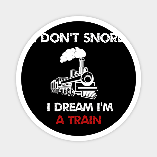 Railroad and train lovers Magnet by ETTAOUIL4